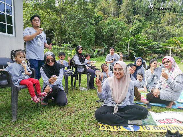 omar family day di santai riverside janda baik