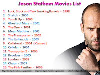 1967 born jason statham movies freep, photo of movies list, lock, stock and two smoking barrels to the pink panther