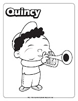 little einsteins coloring pages quincy