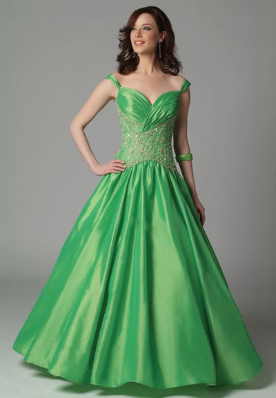 Green Wedding Dress