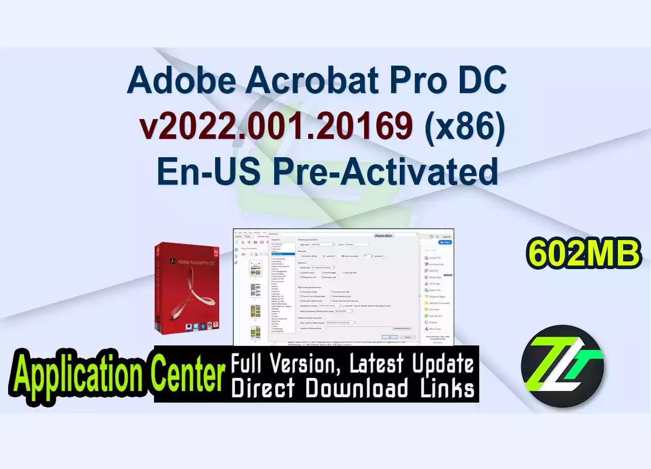 Adobe Acrobat Pro DC v2022.001.20169 (x86) En-US Pre-Activated