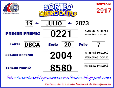 resultados-sorteo-miercoles-19-de-julio-2023-loteria-nacional-de-panama-tablero-oficial