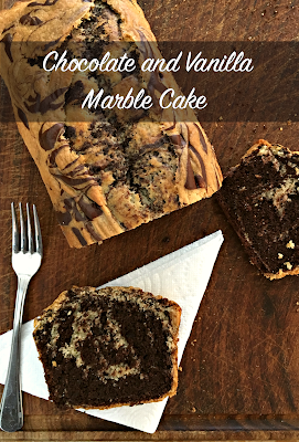 Vegan Chocolate and Vanilla Marble Cake