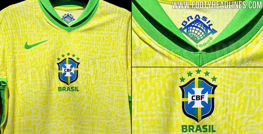 Brazil 2024 Copa America Home & Away Kits Released - Footy Headlines