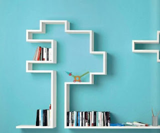 shelves colorfull design