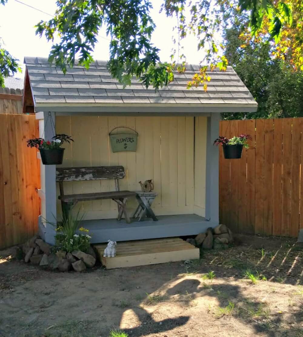 How to Enclose a Small Gazebo with Recycled Fence Boards