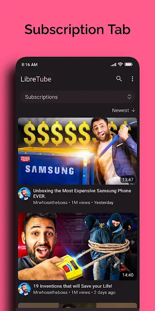 Libretube apk para android última versão - Libretube apk for android latest version