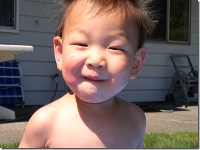 smiling