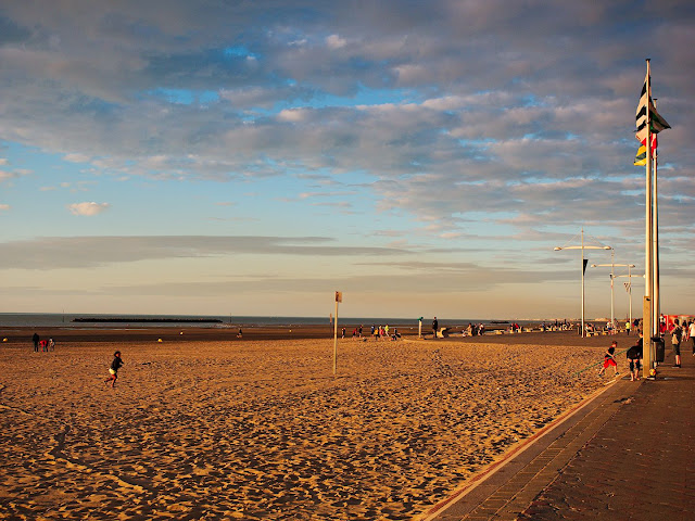 Dünkirchen Häuser Promenade Strand