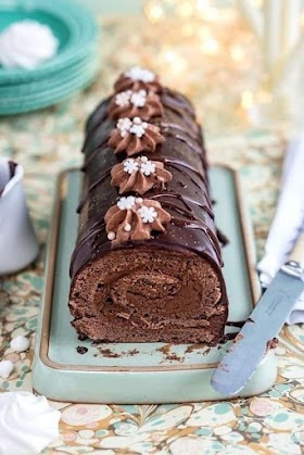 Chocolate Swiss roll