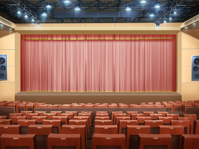 School Theatre (Anime Background)