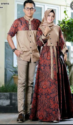 sarimbit keluarga batik kombinasi polos