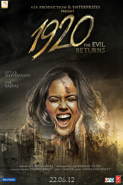 1920 Evil Returns 'Official Poster'