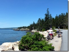 Biking Schoodic Peninsula