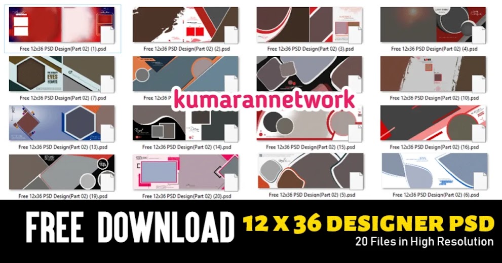 12x36 Album PSD Design Free Download