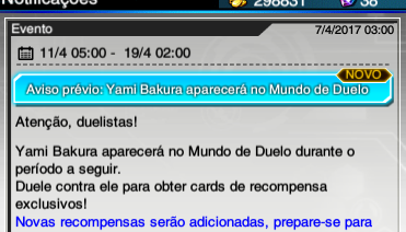 Bakura continua aparecendo no Mundo dos Duelos