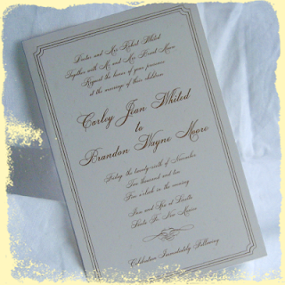 custom simple wedding invitations