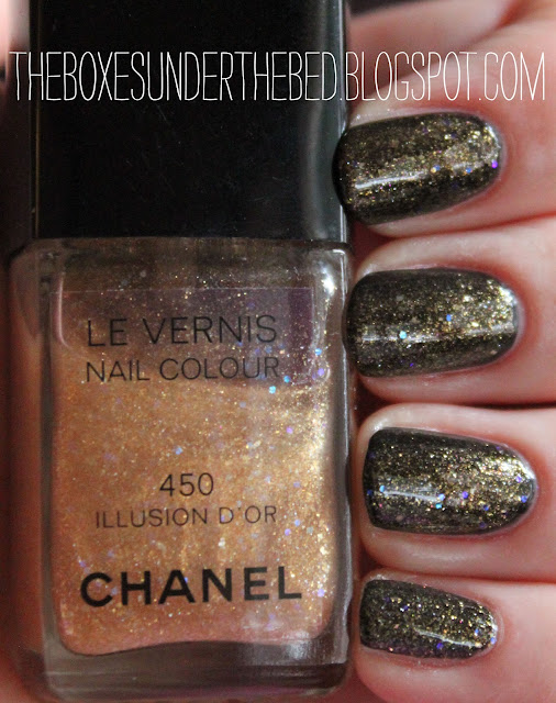 Chanel Le Vernis Illusion D'Or Nail Polish Swatch