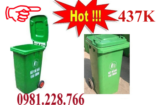 Giá thùng rác 120L