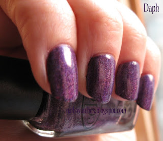 color club wild at heart purple holographic nail polish nailswatches