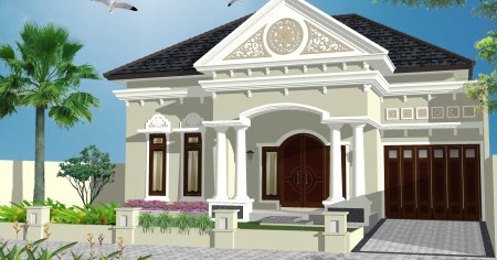 Panduan Bangunan Rumah  Model Rumah  Satu  Lantai 