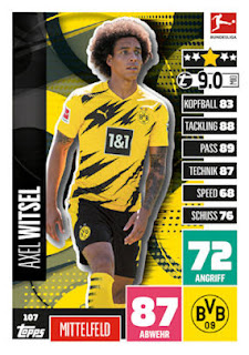 Topps Match Attax Bundesliga 2020-2021 Borussia Dortmund Set