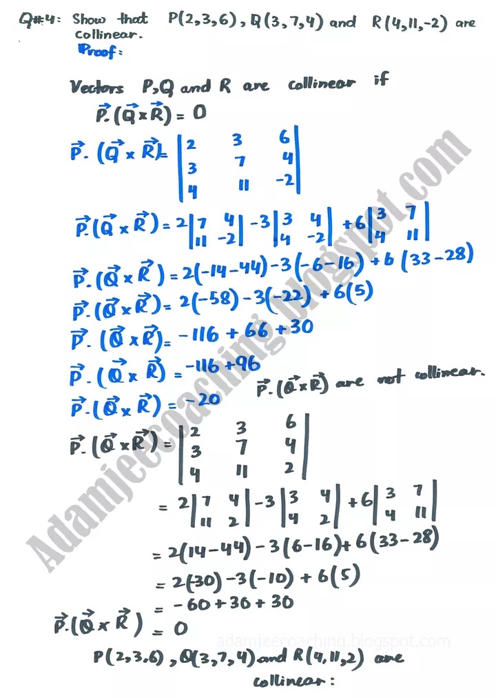 vectors-review-exercise-mathematics-11th