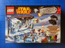 LEGO Star Wars Advent Calendar 2014 daily reveal back of box