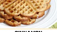Cinnamon Oatmeal Waffles