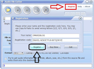 Register Audio File Cutter