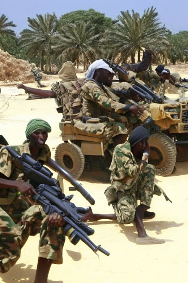 Fierce battles between Somali forces and Al-Shabaab militants in the Lower Juba region