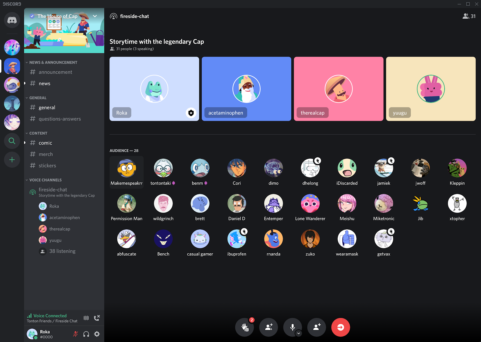 Discord Feature - Stage Channels