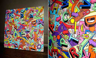 Art Of Painting, Graffiti Alphabet Letters, Graffiti Alphabets, Graffiti Fonts