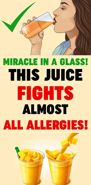 Miracle In A Glass: This Juice Fights Almost All Allergies!