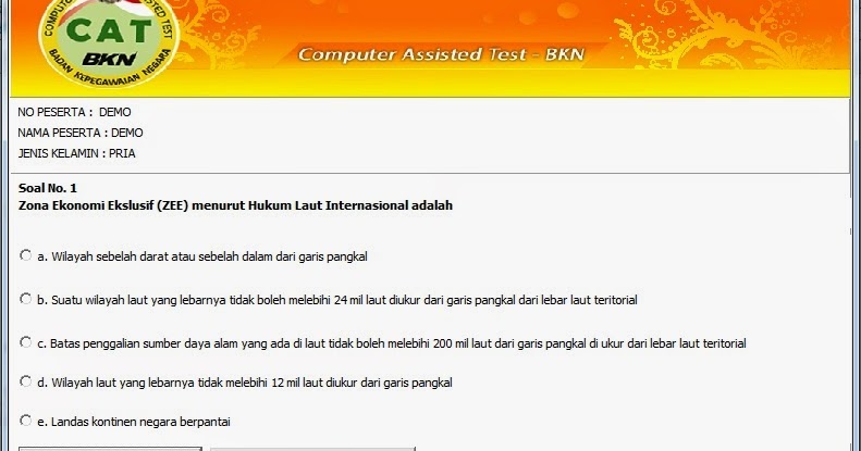 Cpns Latihan Simulasi Soal Cat Cpns Online  Download Lengkap