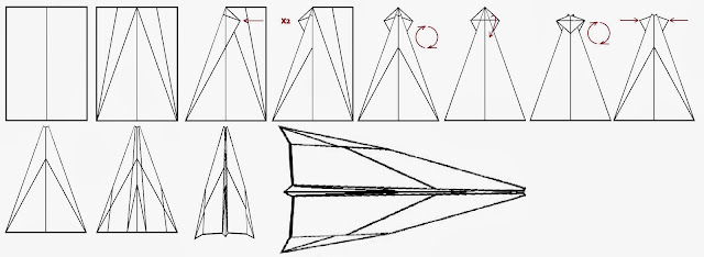 Avión de papel Wing 20