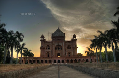 Posted by Ripple (VJ) : First attempt to Create HDR : Safdarjung's Tomb is a garden tomb in a marble mausoleum in Delhi, India. It was built in 1754 in the style of late Mughal architecture. The top story of the edifice houses the Archaeological Survey of India. The garden, in the style evolved by the Mughal Empire that is now known as the Mughal gardens style known as a charbagh, is entered through an ornate gate. Its facade is decorated with elaborate plaster carvings.I had heard a lot about Photomatix and today tried with set of three photographs shown below..PHOTOMATIX is one of the top software for HDR processing. A Company called HDRSoft owns this software and continuously work to make it betterPhotomatix Pro is available on Mac OS X as well as Microsoft Windows and primarily designed to make the process of merging multiple photographs into high dynamic range images and then locally tone-mapping them back to LDR images, easier and more streamlined. Different exposures are best taken as three different AW files. However, in some circumstances you can use one file and process the different exposures from this photographyWe shall try this software for creating HDR out of single Photograph and share soon.