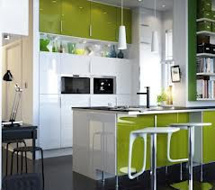 Cocina color verde