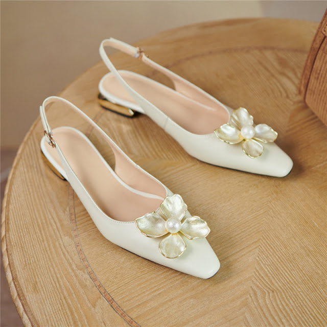 white wedding shoes