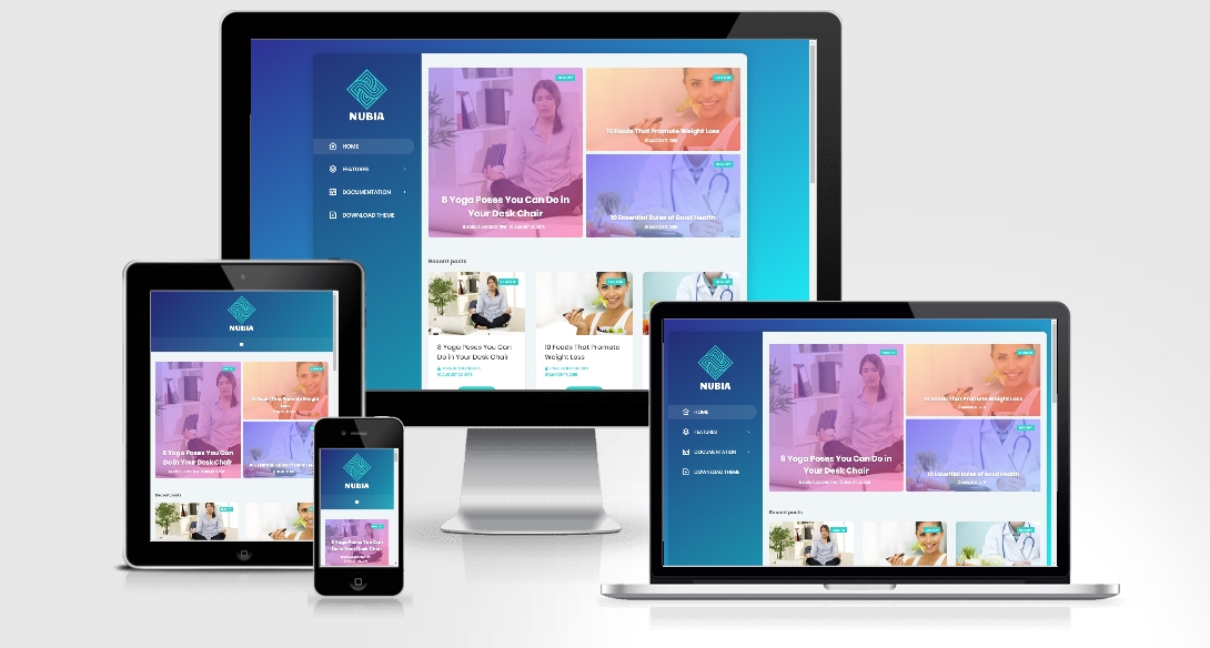 Nubia - Responsive Blogger Template