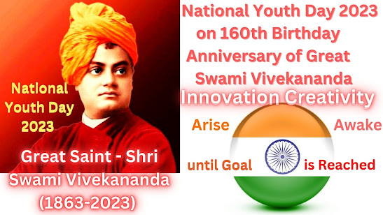 National Youth Day 2023 on 160th Birthday Anniversary of Great Swami Vivekananda