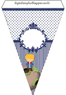 Cute Little Prince Free Printable Banner.