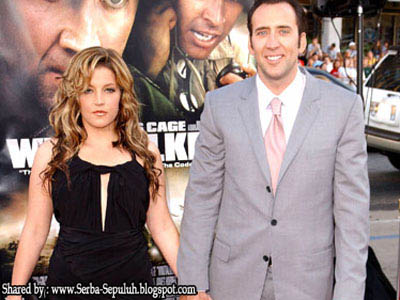 Nicolas Cage and Lisa Marie Presley