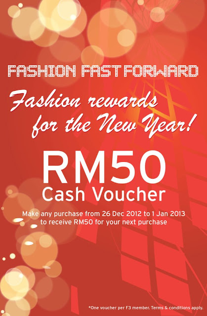 Fashion Fast Forward: FREE RM50 Topshop / Topman Cash Voucher