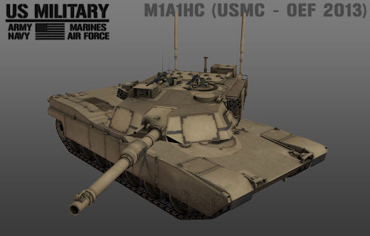 arma2で80年代と90年代のアメリカ軍を再現するUS military MOD アメリカ海兵隊 M1A1エイブラムス HC 不朽の自由作戦バージョンの開発中画像