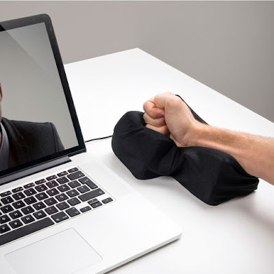 Punchable Anti-Stress Big Enter Key Pillow With USB