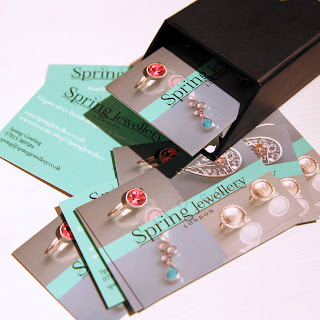 Spring Jewellery business cards