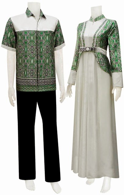 50 Gambar Model Baju Batik Gamis Kombinasi Terbaru ~ Ayeey.com