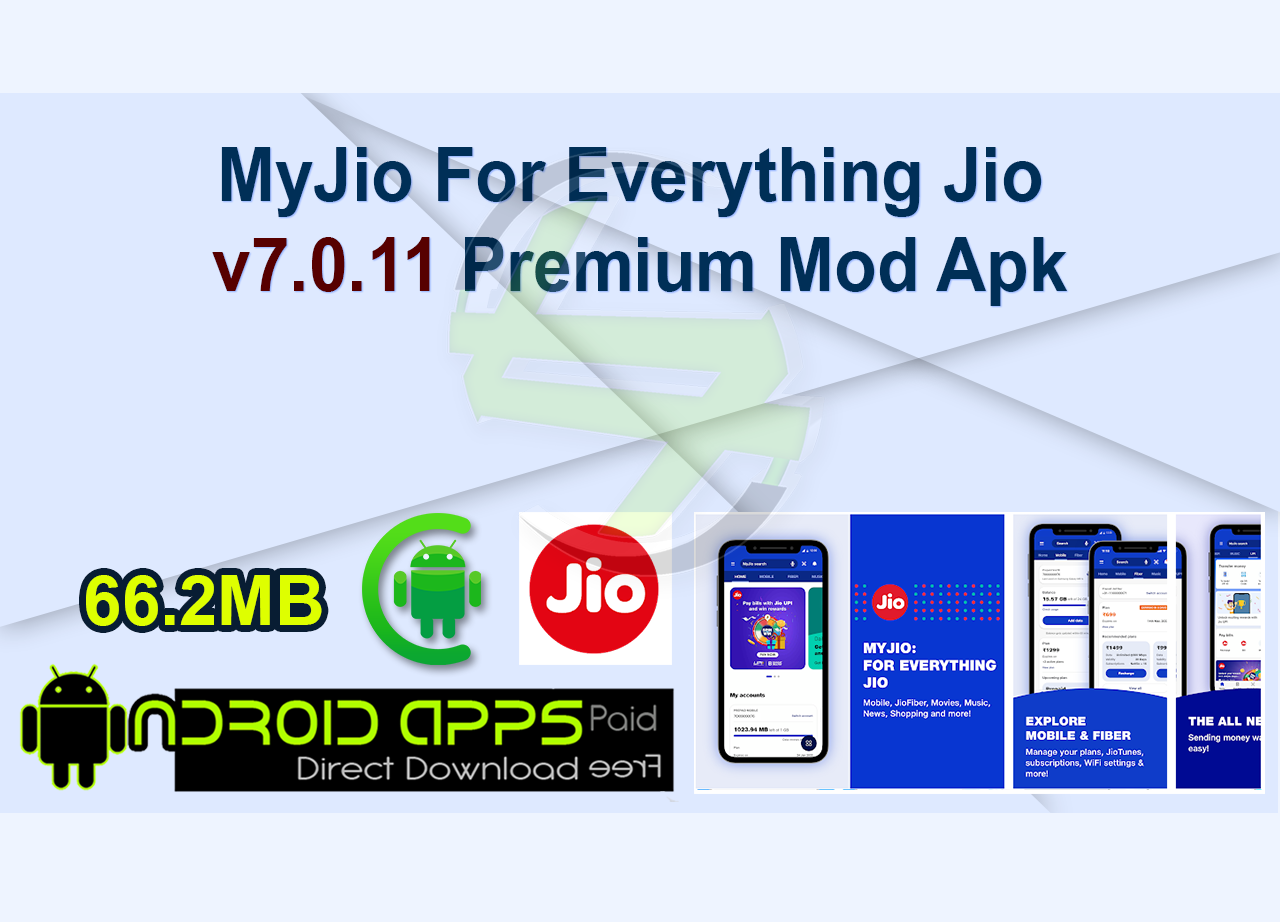 MyJio For Everything Jio v7.0.11 Premium Mod Apk