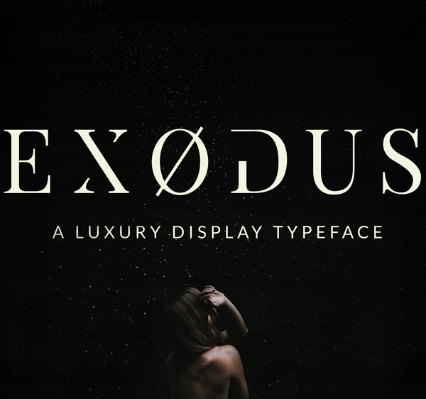 Download Font Terbaru dan Terbaik Januari 2016 - Exodus Free Typeface